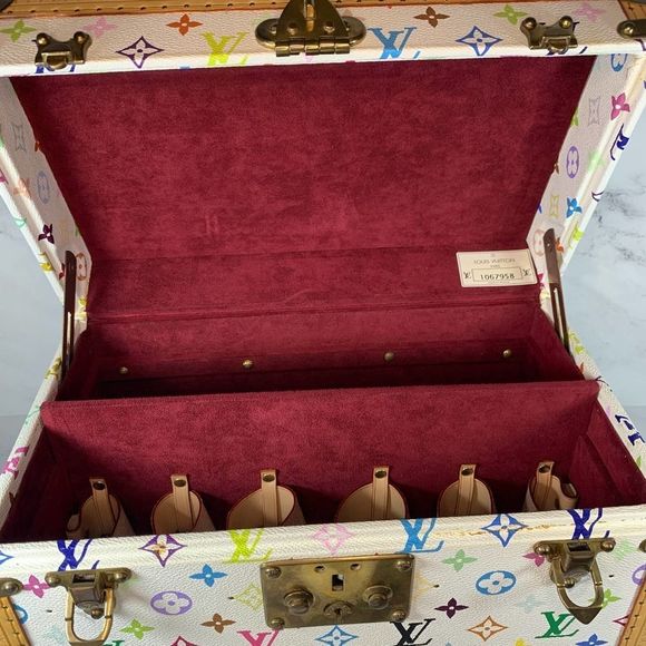 Louis Vuitton Multicolor Boite Pharmacie Monogram Blanc Murakami Trunk LV Case - Picture 2 of 16